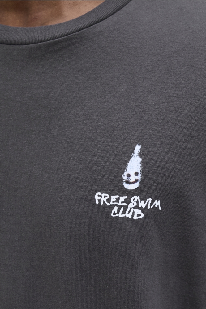 JORSWIM CLUB TEE SS CREW NECK STYD 12291089 Asphalt